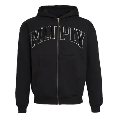 Multiply Apparel Tréning dzseki fekete / fehér