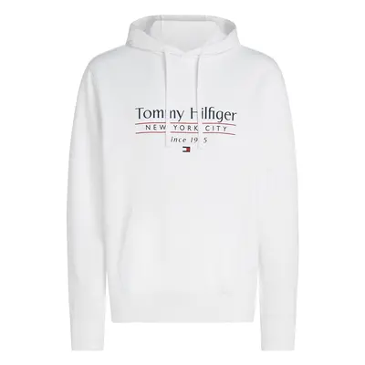 TOMMY HILFIGER Tréning póló fekete / fehér