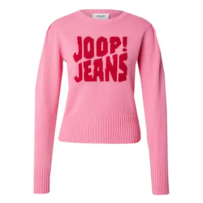 JOOP! Jeans Pulóver 'Kali' rózsaszín / piros