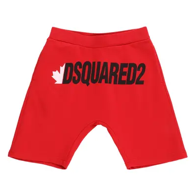 DSQUARED2 Nadrág piros / fekete / fehér