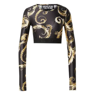 Versace Jeans Couture Póló krém / aranysárga / fekete / fehér