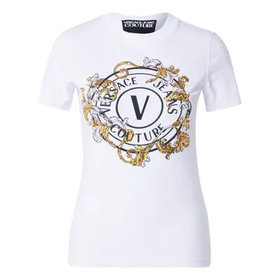 Versace Jeans Couture Póló arany / fekete / fehér