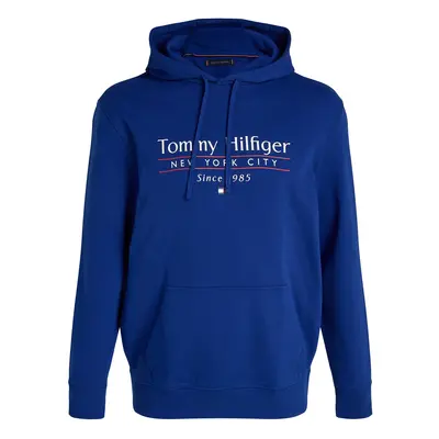 Tommy Hilfiger Big & Tall Tréning póló sötétkék / fehér