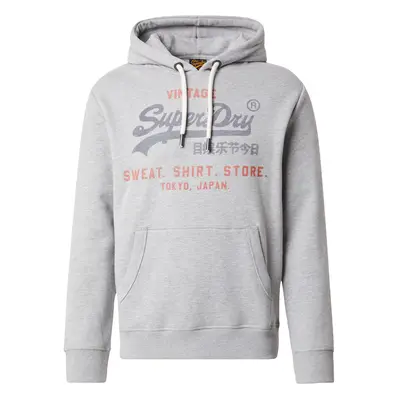 Superdry Tréning póló 'HERITAGE' kék melír / szürke melír / piros mix