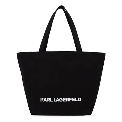 Karl Lagerfeld Shopper táska fekete / fehér