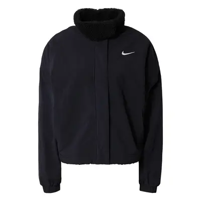 Nike Sportswear Átmeneti dzseki fekete / fehér