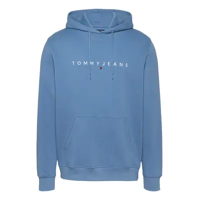 Tommy Jeans Tréning póló világoskék / fehér