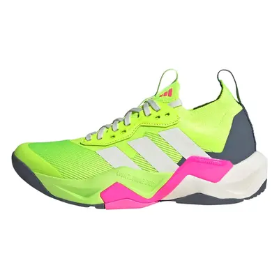 ADIDAS PERFORMANCE Sportcipő 'Rapidmove ADV HIIT' antracit / neonzöld / rózsaszín / fehér