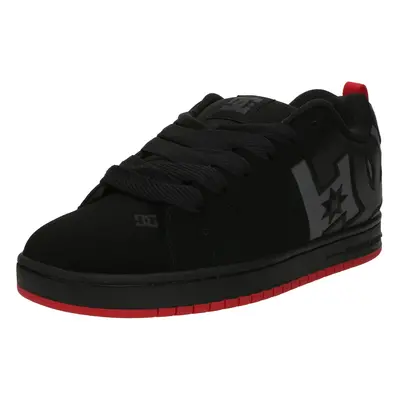 DC Shoes Rövid szárú sportcipők 'CT GRAFFIK' sötétszürke / piros / fekete