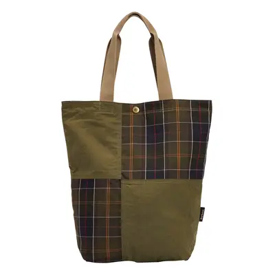 Barbour Shopper táska tengerészkék / konyak / olíva / fehér