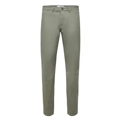 SELECTED HOMME Chino nadrág 'Miles Flex' khaki