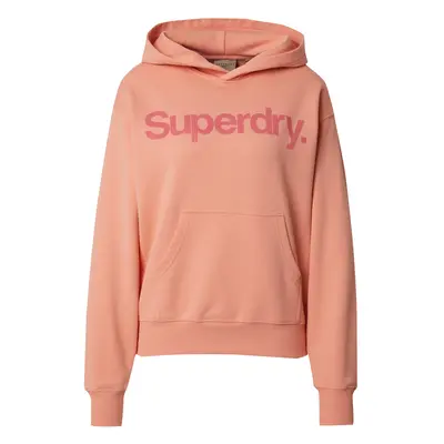 Superdry Tréning póló sárgabarack / rózsaszín