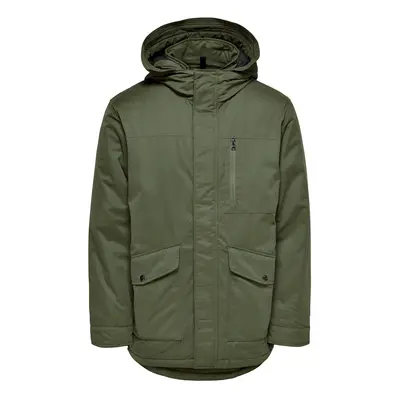 Only & Sons Átmeneti parka 'Elliot' olíva