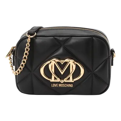 Love Moschino Válltáska 'Embossed Q' arany / fekete