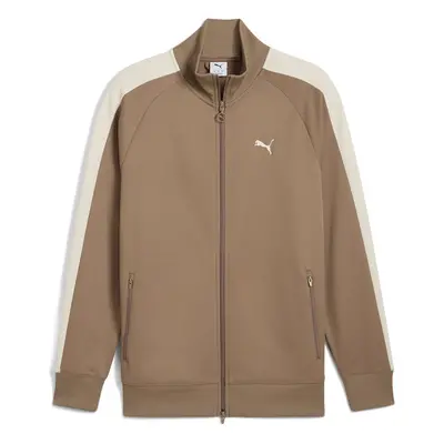 PUMA Tréningdzseki 'T7 ALWAYS ON' taupe / fehér