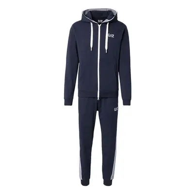 EA7 Emporio Armani Jogging ruhák tengerészkék / fehér