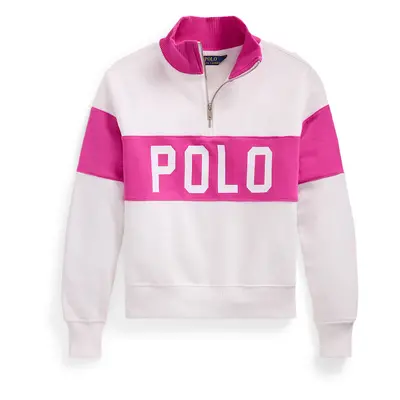 Polo Ralph Lauren Tréning póló rózsaszín / fehér