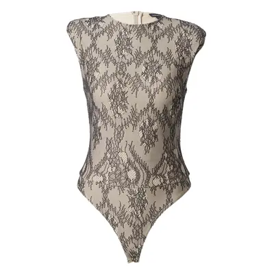 Karen Millen Blúz body bézs / fekete