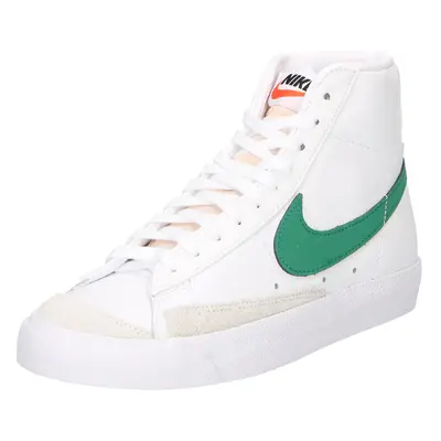 Nike Sportswear Magas szárú sportcipők 'Blazer Mid 77' világosszürke / zöld / fehér