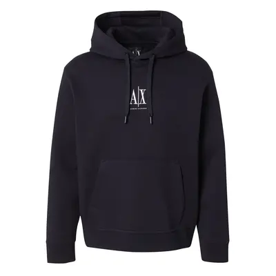 ARMANI EXCHANGE Tréning póló sötétkék / fehér