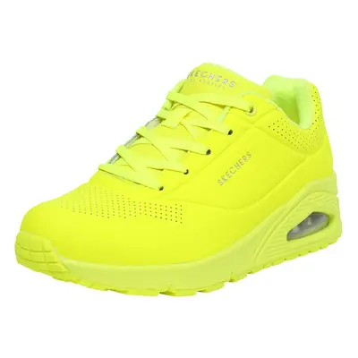 SKECHERS Rövid szárú sportcipők 'Uno - Night Shades' neonsárga