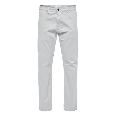 SELECTED HOMME Chino nadrág 'SLHMiles Flex' világosszürke