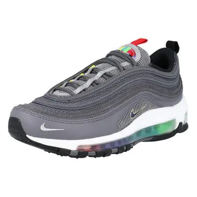 Nike Sportswear Rövid szárú sportcipők 'Air Max 97' világosszürke / sötétszürke / piros / fekete