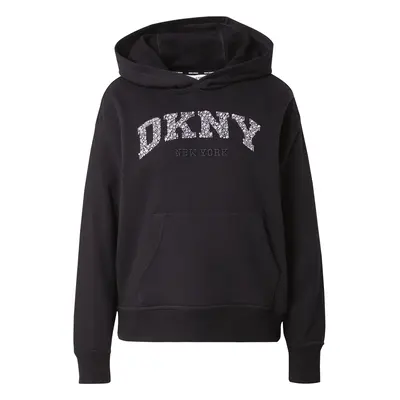 DKNY Tréning póló fekete / ezüst