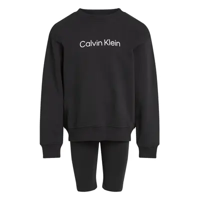 Calvin Klein Jeans Jogging ruhák fekete / fehér