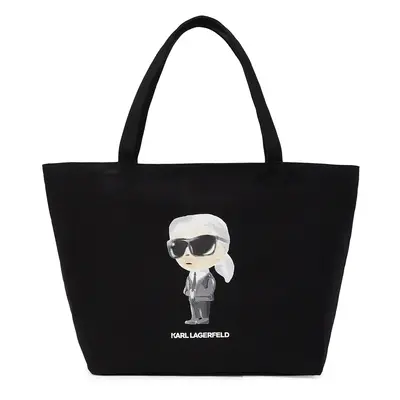 Karl Lagerfeld Shopper táska 'IKON' fekete