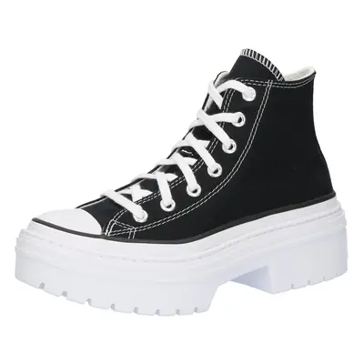 CONVERSE Magas szárú sportcipők 'CHUCK TAYLOR ALL STAR LUGGED' fekete / fehér