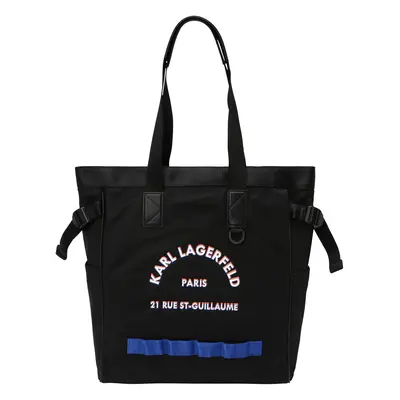 Karl Lagerfeld Shopper táska 'RSG ATHLEISURE' királykék / narancs / fekete / fehér