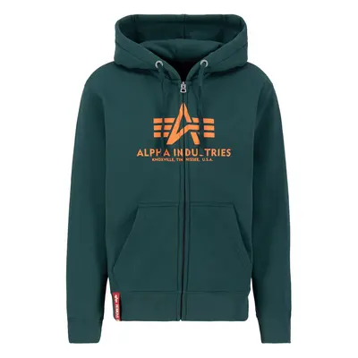 ALPHA INDUSTRIES Tréning dzseki zöld / narancs