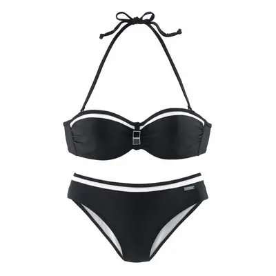 LASCANA Bikini fekete / fehér