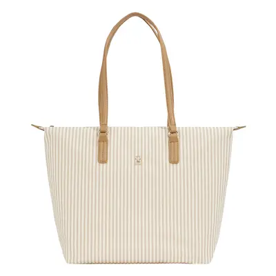 TOMMY HILFIGER Shopper táska 'POPPY SUMMER' gitt / khaki