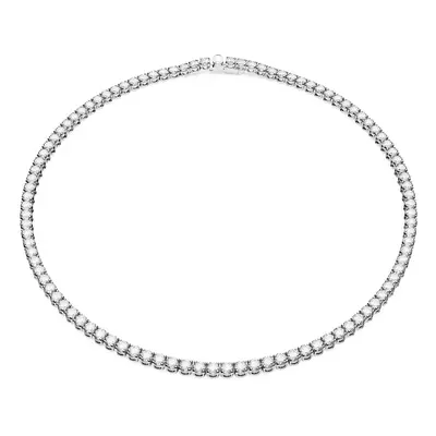 Swarovski Lánc 'Matrix Tennis necklace' ezüst / átlátszó