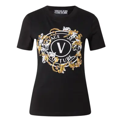 Versace Jeans Couture Póló arany / fekete / fehér