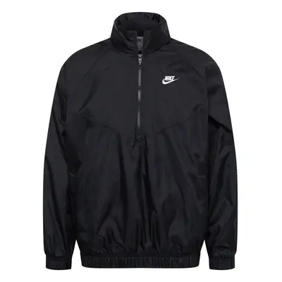 Nike Sportswear Átmeneti dzseki 'Windrunner' fekete / fehér