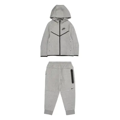 Nike Sportswear Jogging ruhák 'TECH FLEECE' szürke melír / fekete