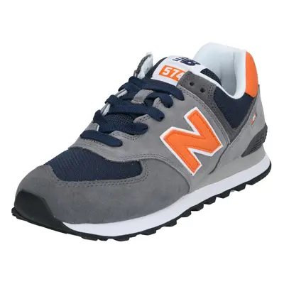 new balance Rövid szárú sportcipők '574' tengerészkék / szürke / narancs / fehér