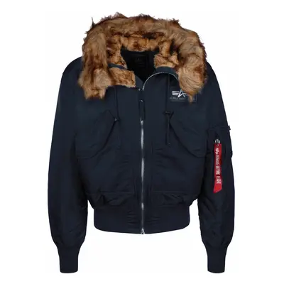 ALPHA INDUSTRIES Téli dzseki '45P' tengerészkék / fehér