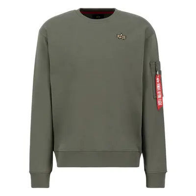 ALPHA INDUSTRIES Tréning póló sárga / khaki / vérvörös