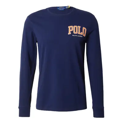 Polo Ralph Lauren Póló tengerészkék / narancs / fehér