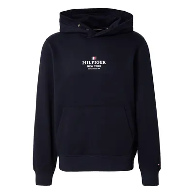 TOMMY HILFIGER Tréning póló tengerészkék / piros / fehér