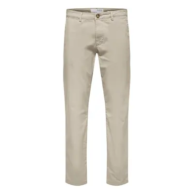 SELECTED HOMME Chino nadrág 'Miles Flex' bézs