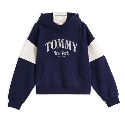 TOMMY HILFIGER Tréning póló tengerészkék / fehér