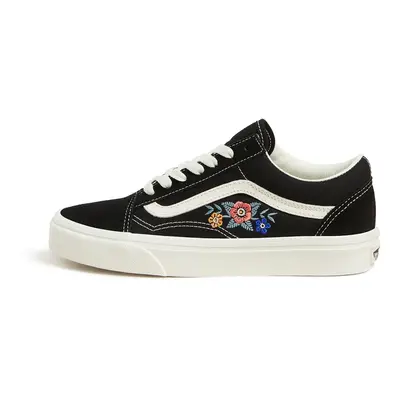 VANS Rövid szárú sportcipők 'Old Skool' fekete / fehér