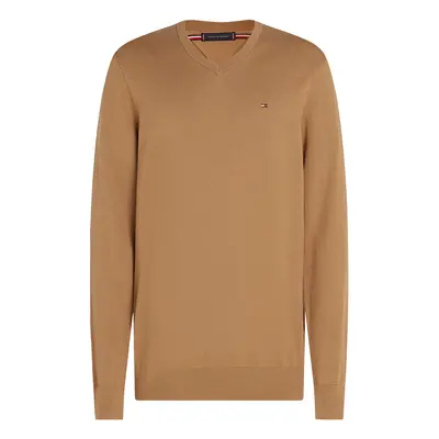 TOMMY HILFIGER Pulóver 'ESSENTIAL' khaki