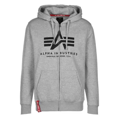 ALPHA INDUSTRIES Tréning dzseki szürke / piros / fekete / fehér