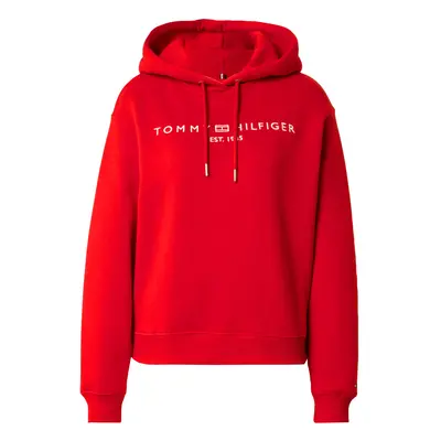 TOMMY HILFIGER Tréning póló piros / fehér